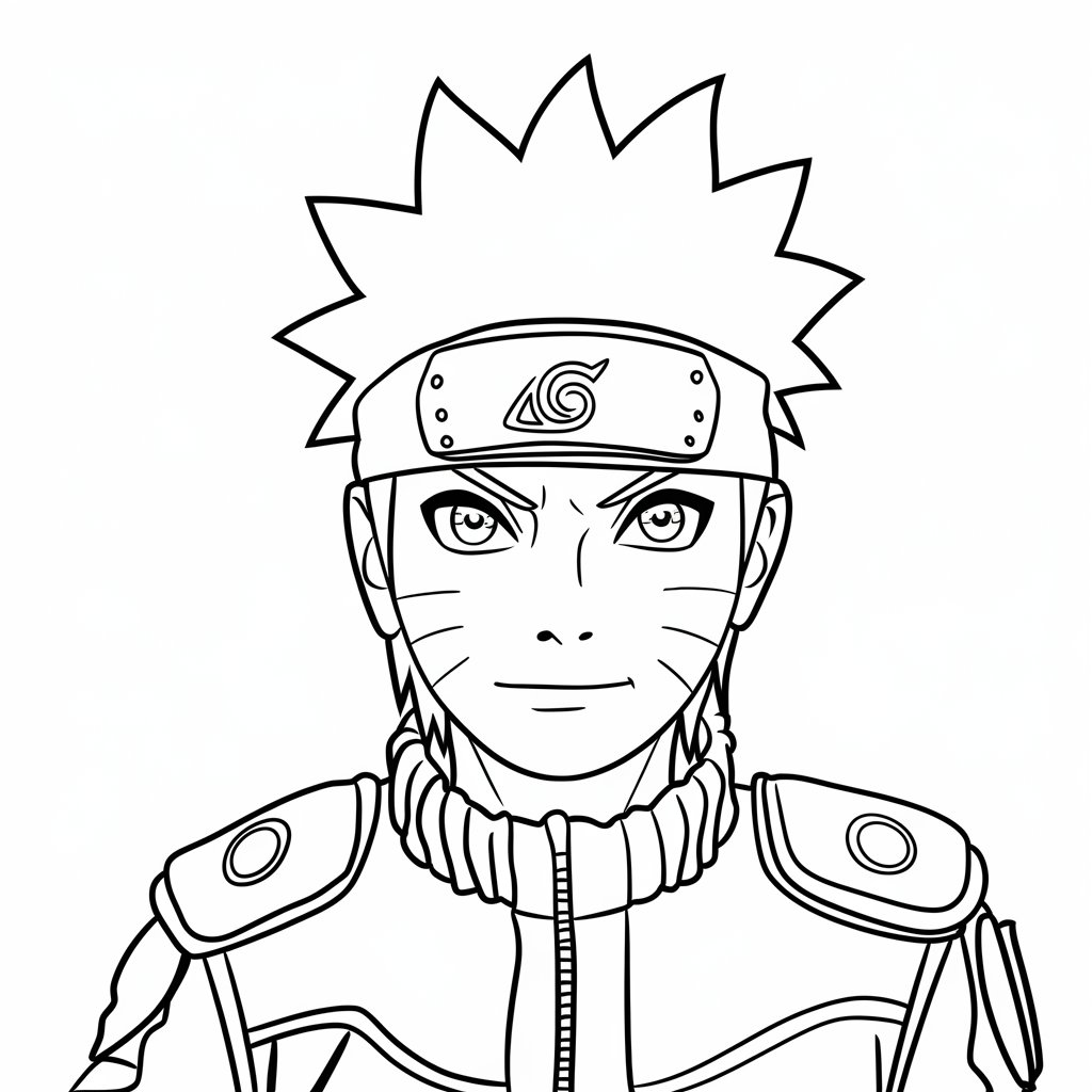 naruto coloring pages to print