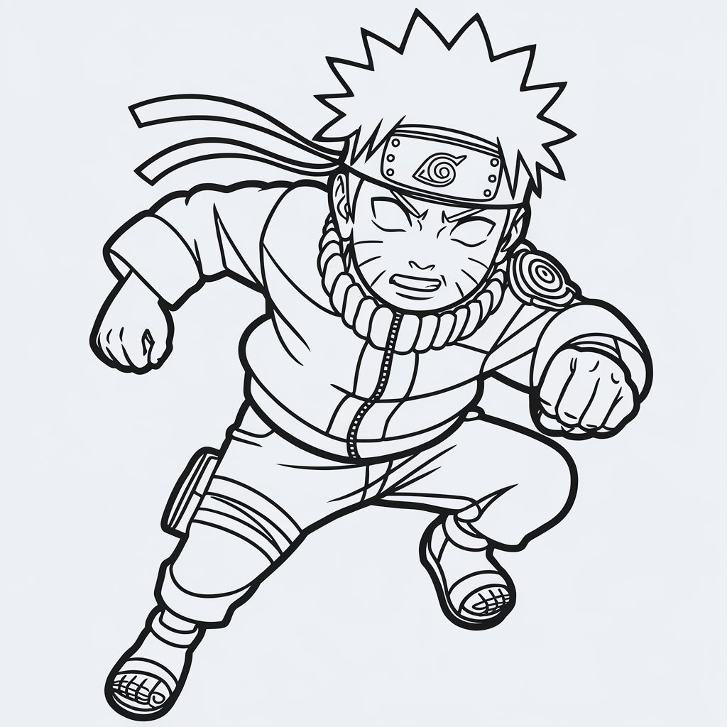 naruto coloring pages