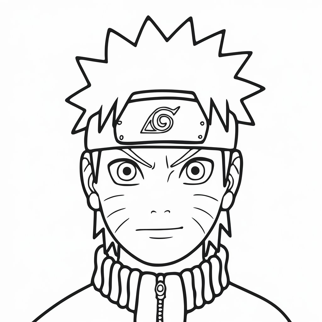 naruto free coloring pages