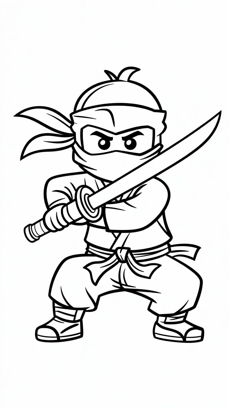 coloring pages ninjago