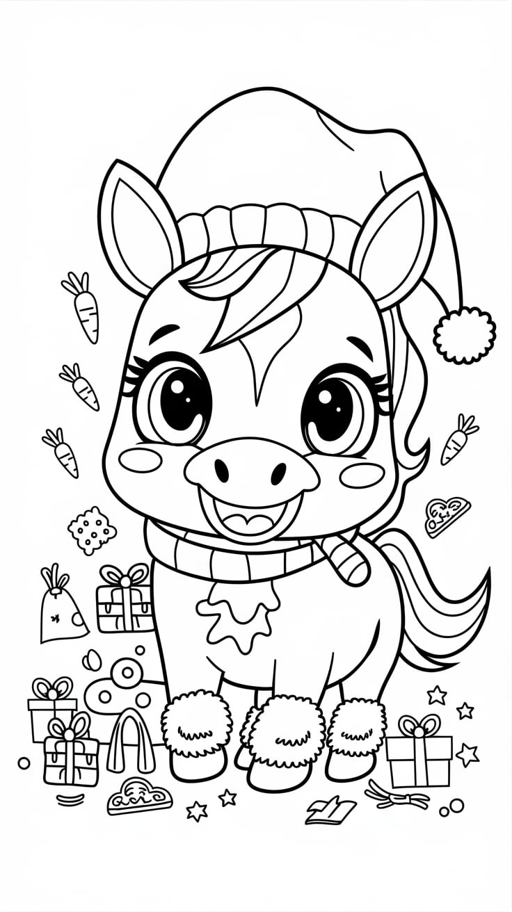 coloring horse pages