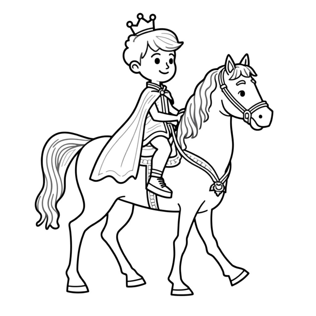 princes coloring pages