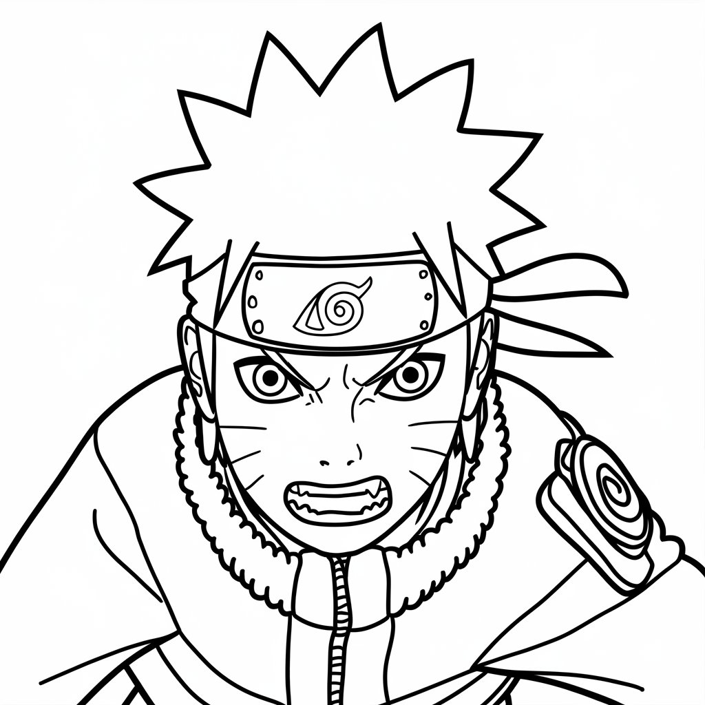 printable naruto coloring pages