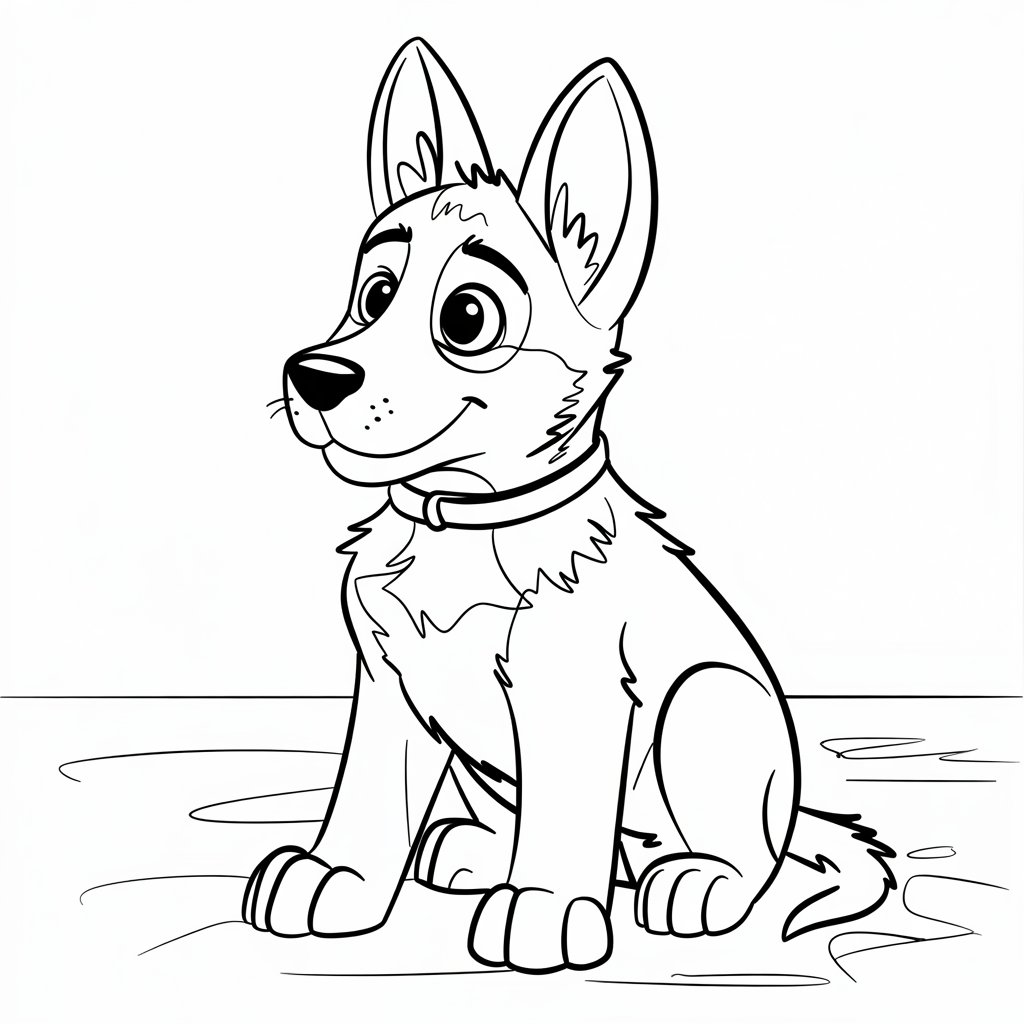 cute puppy coloring pages