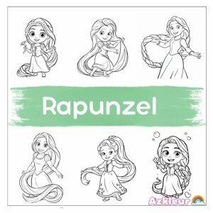 Rapunzel Coloring Pages