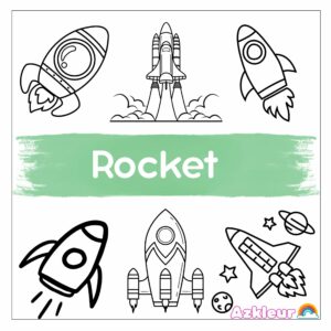 Rocket Coloring Pages