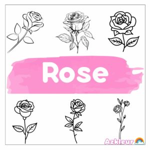 Rose Coloring Pages