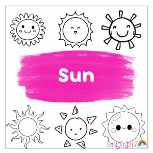 Sun Coloring Page