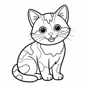 cats coloring page