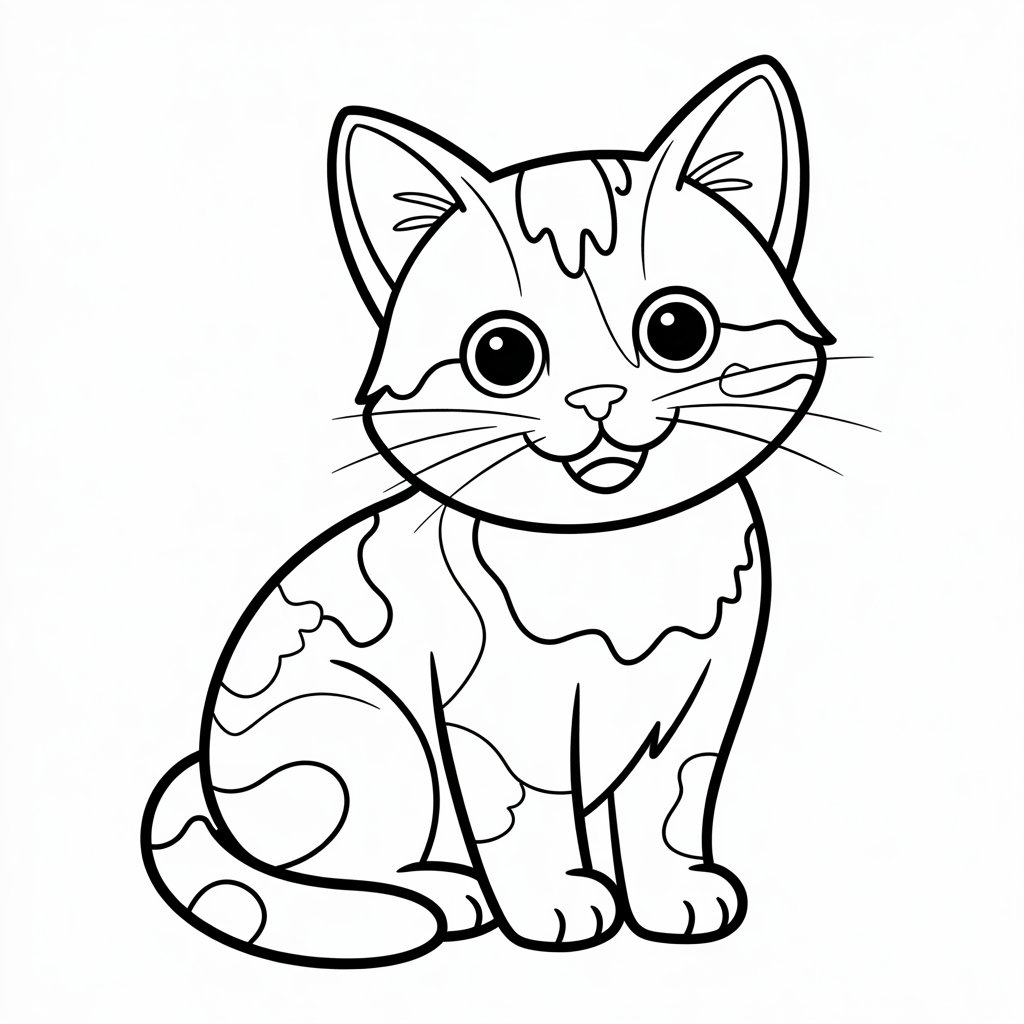 cats coloring page