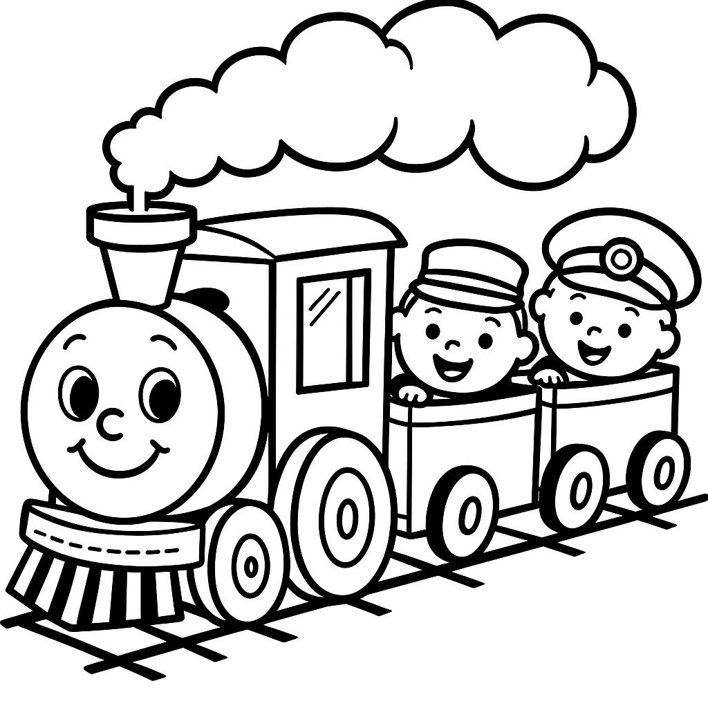 thomas the train coloring pages