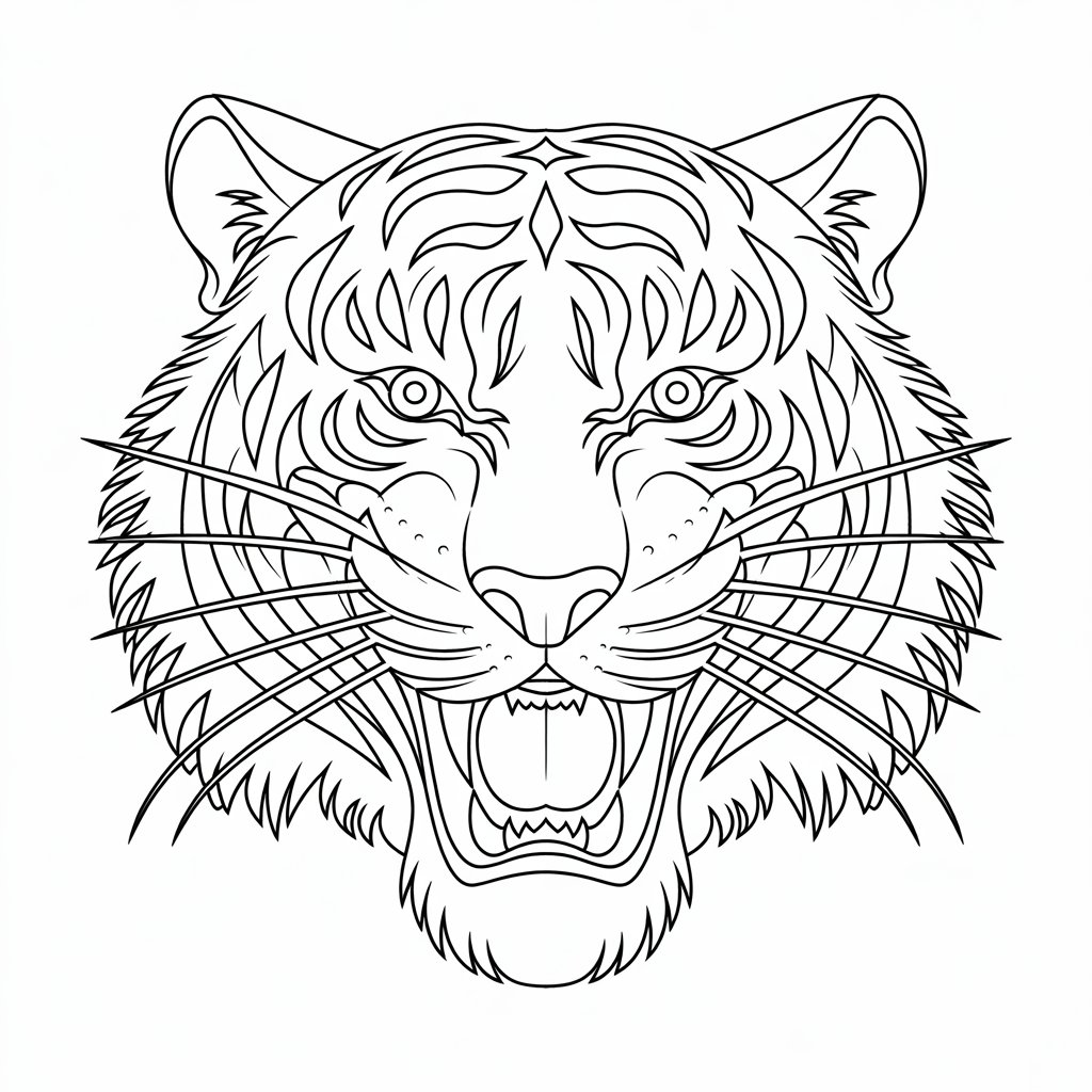 free tiger coloring pages