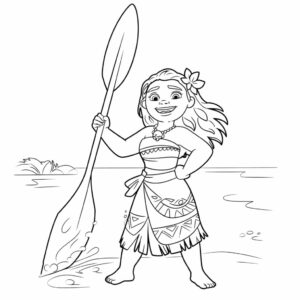 print moana coloring pages