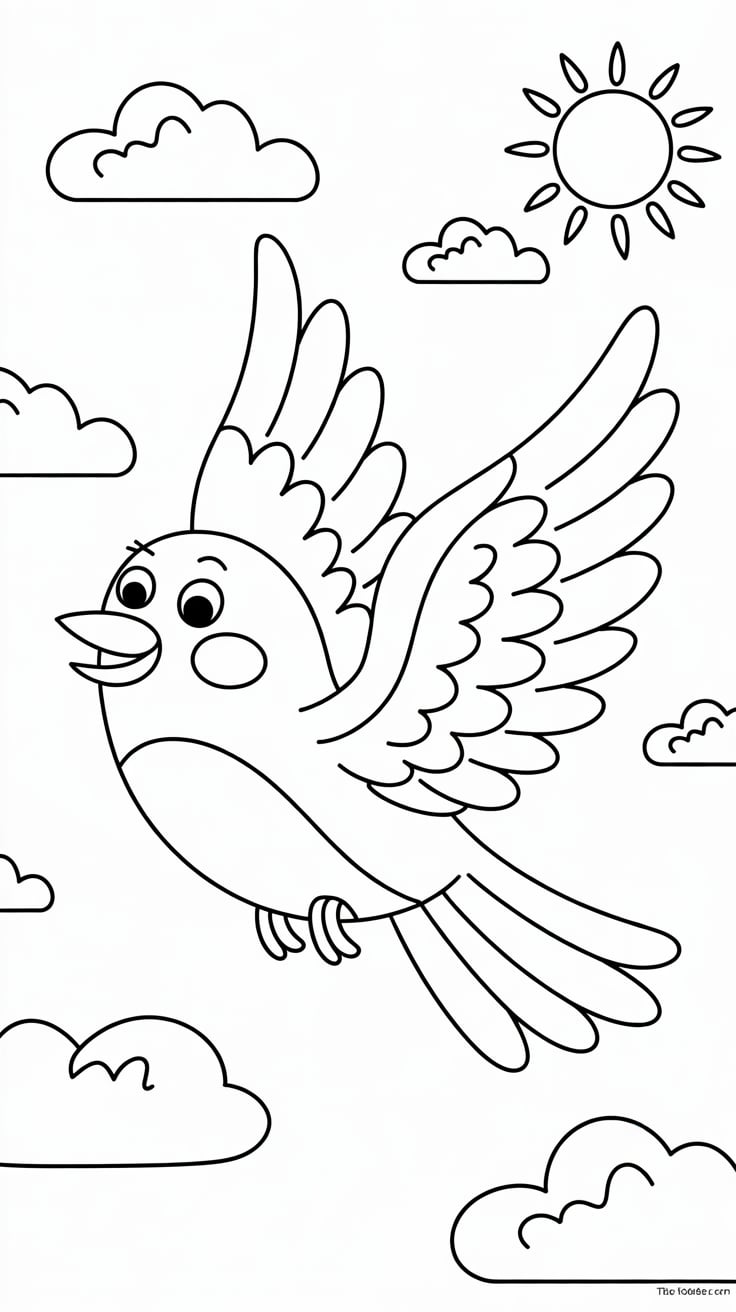 birds coloring pages for adults