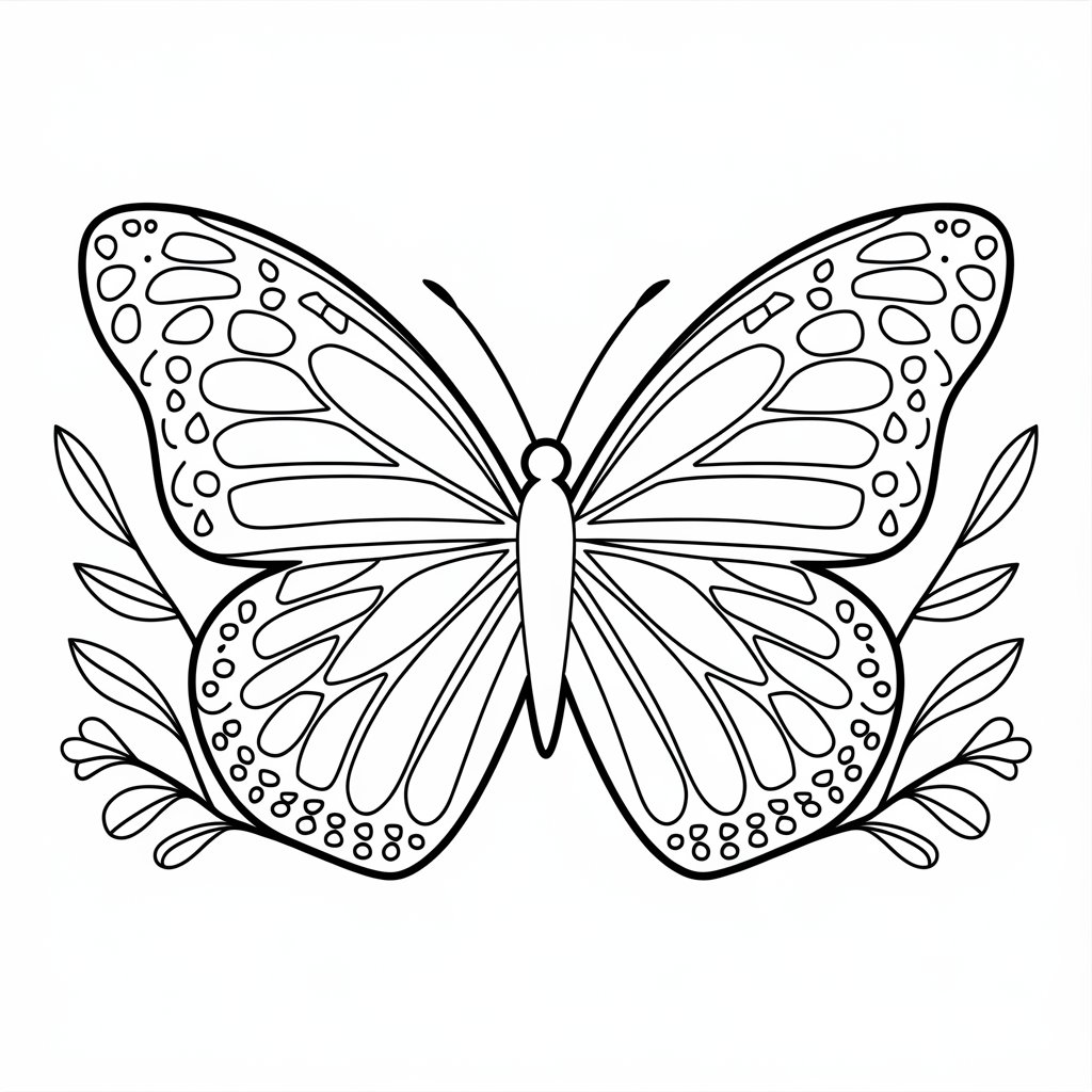 coloring pages butterfly