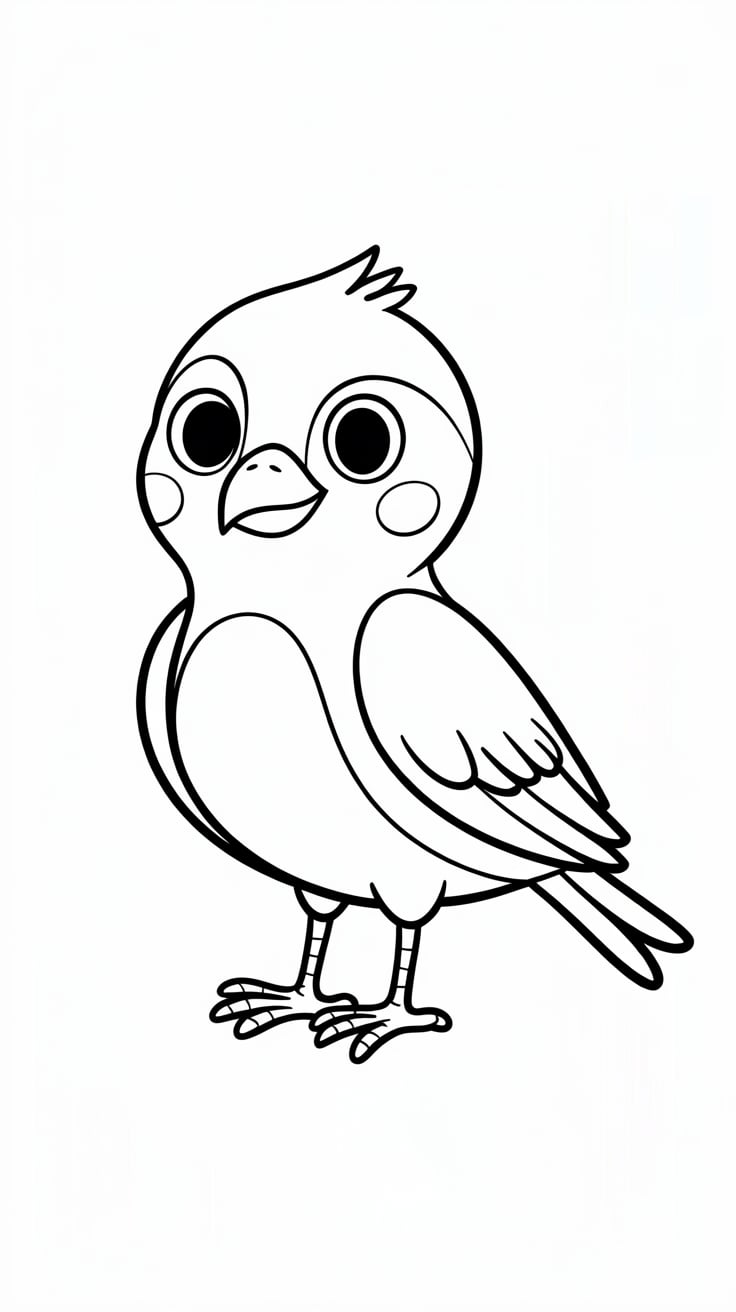 adult coloring pages birds