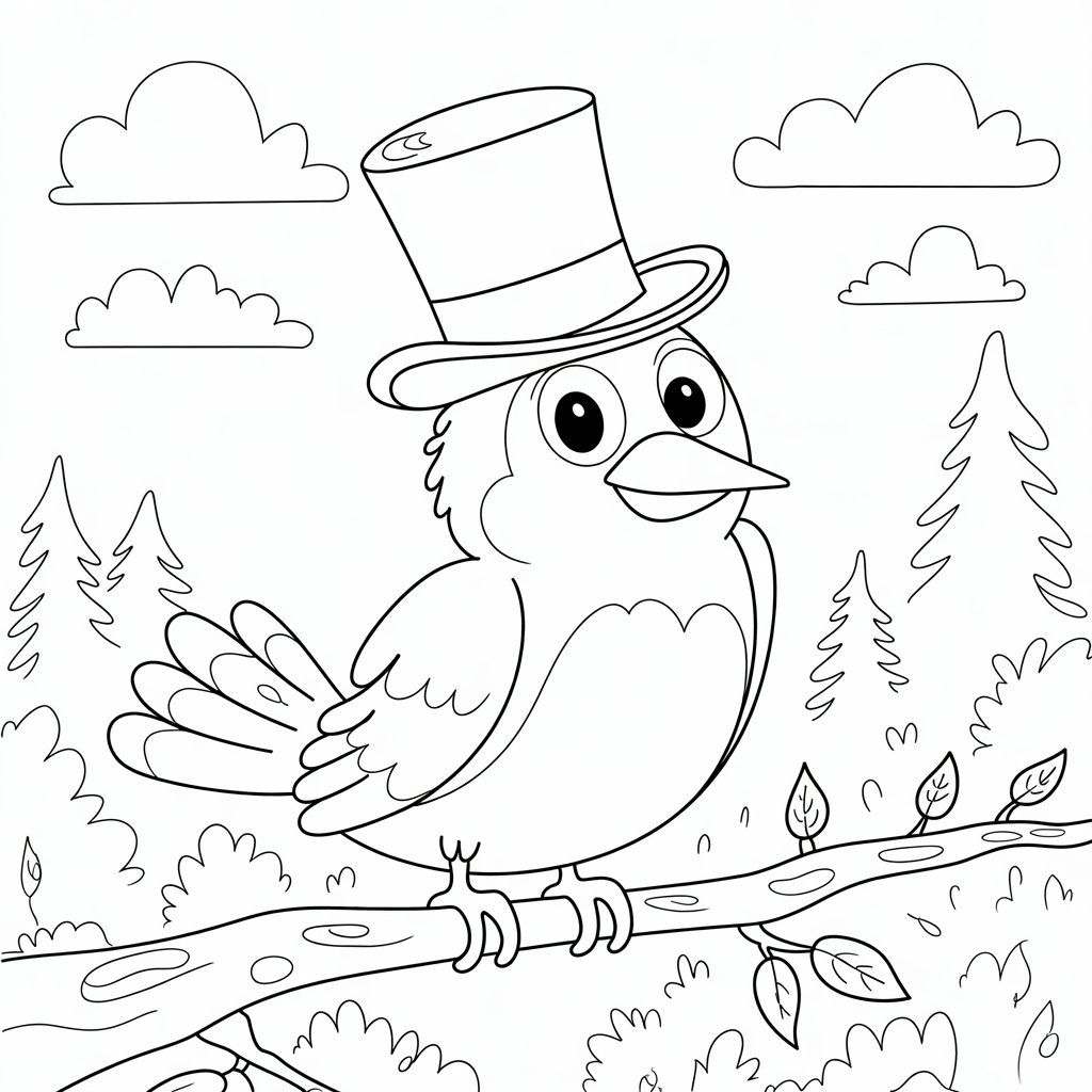 bird coloring sheets