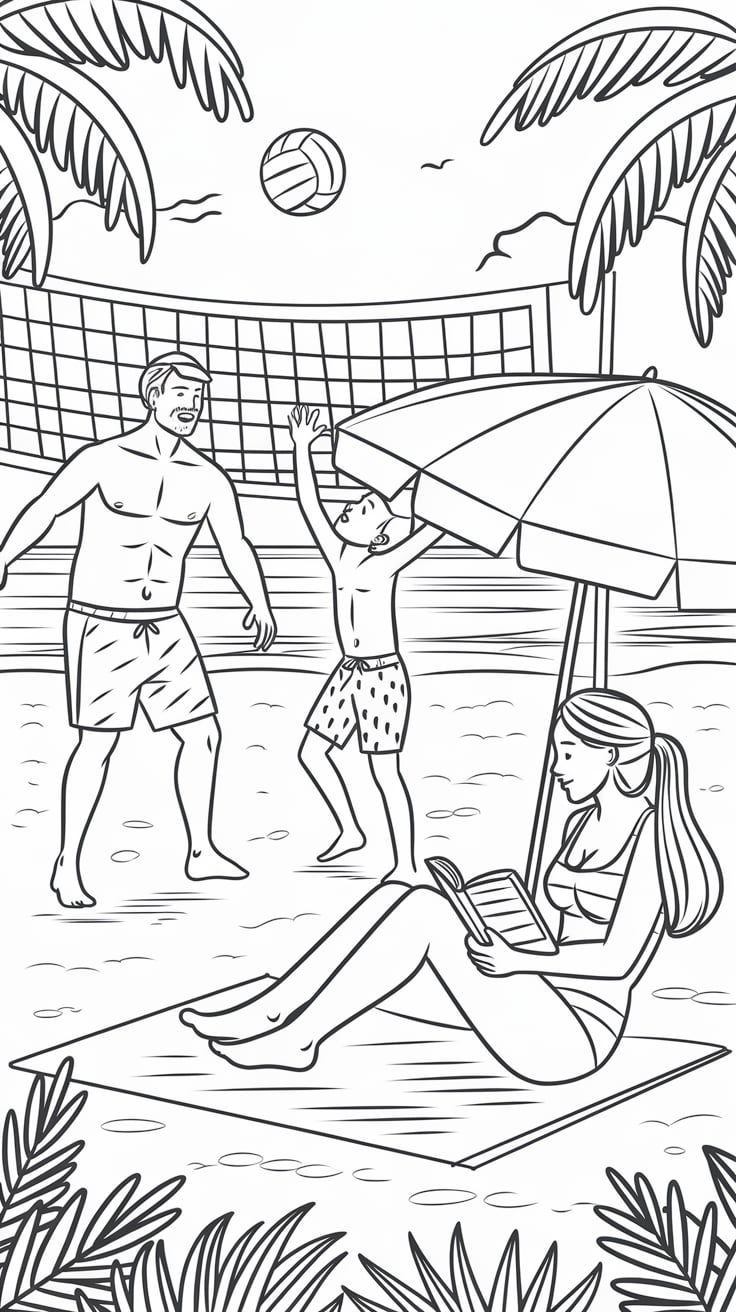summer coloring pages printable pdf