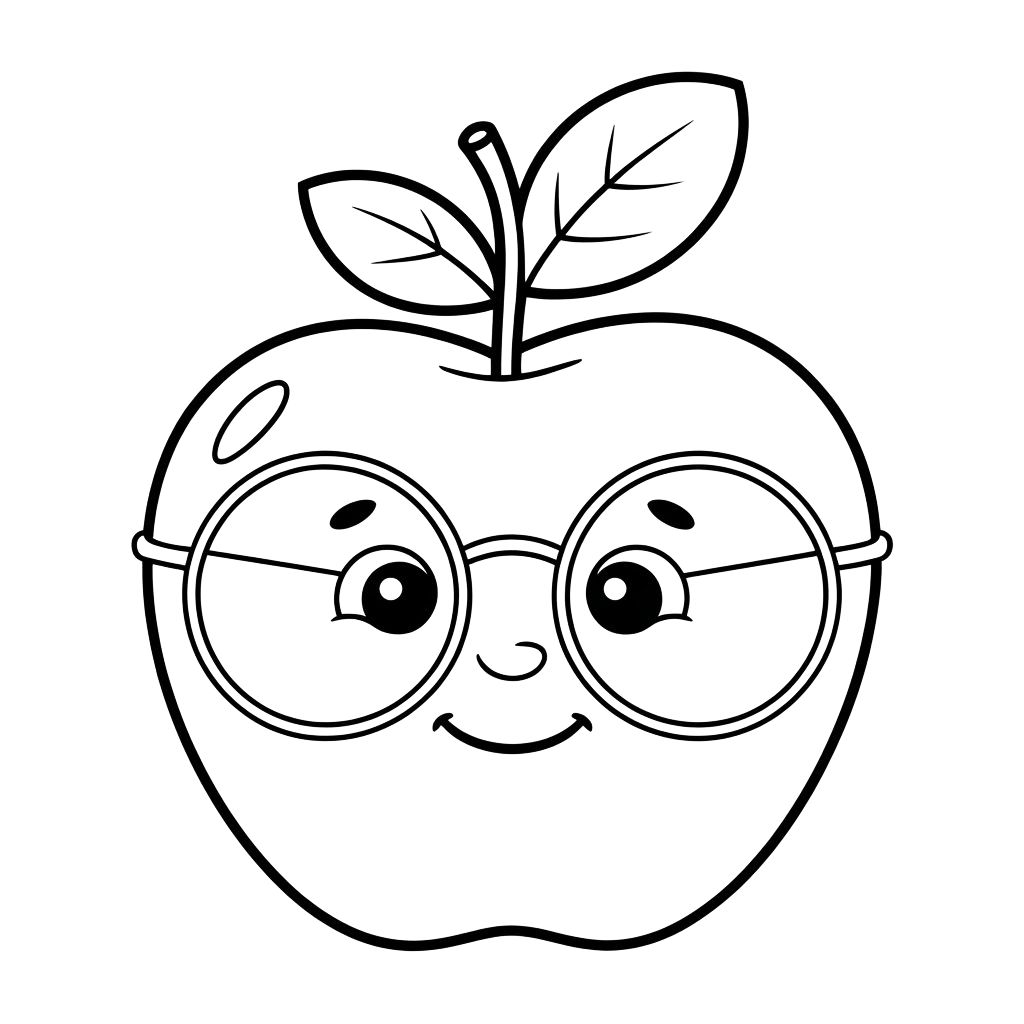 apple coloring pages