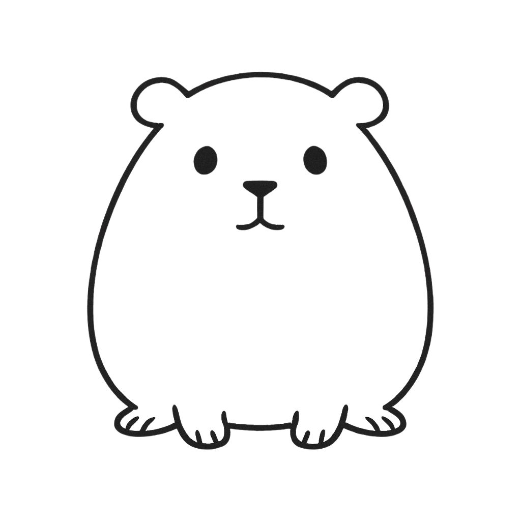 guinea pig coloring pages