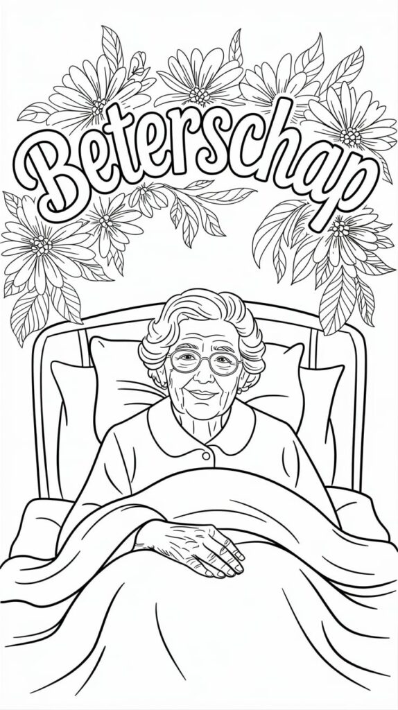 printable get well soon cards to color