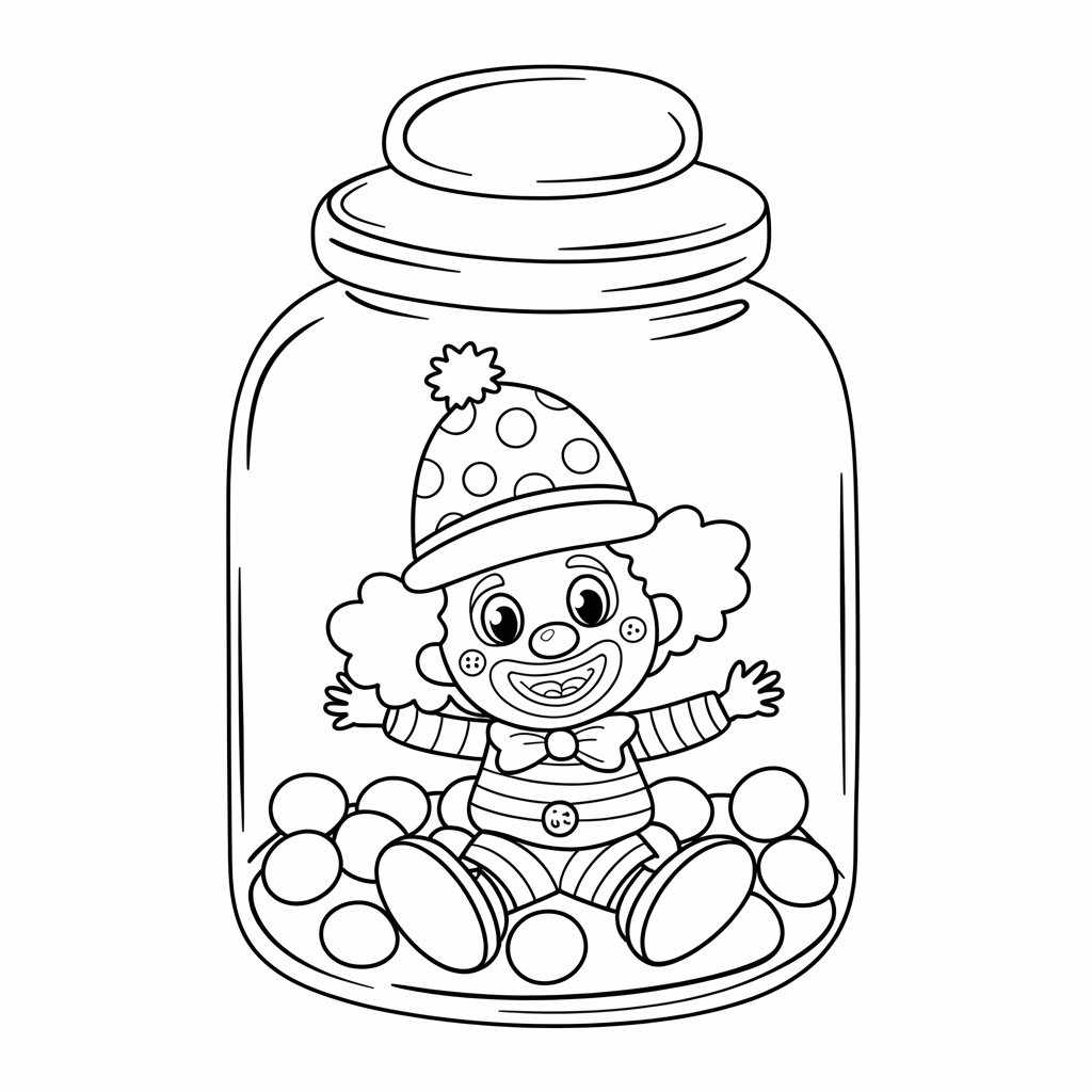 coloring pages of clowns