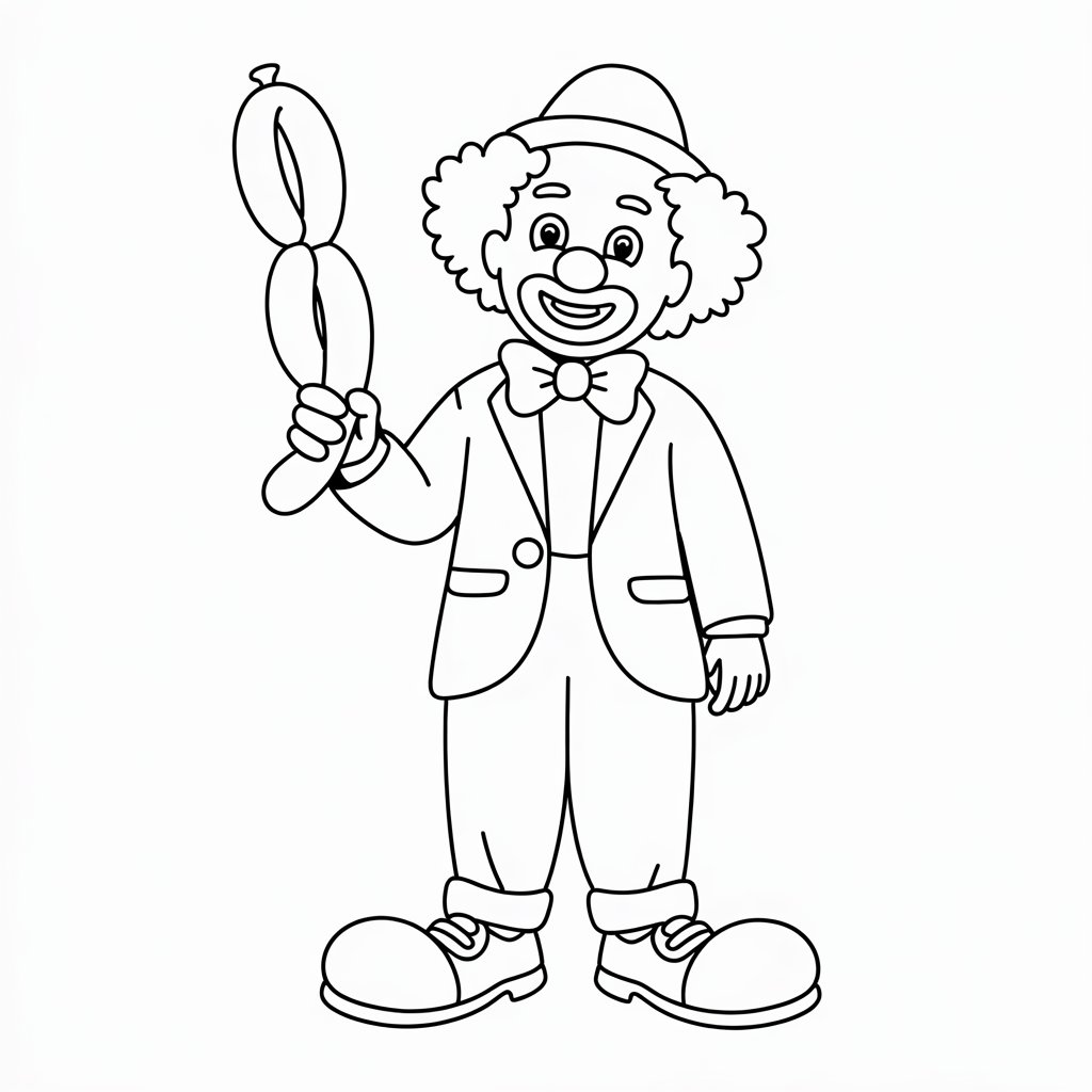 coloring pages of scary clowns