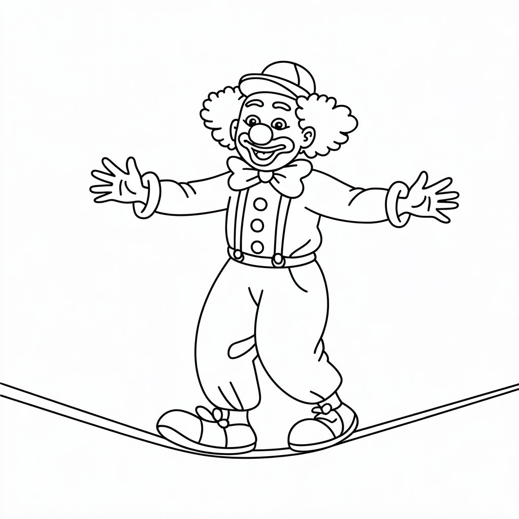 clowns coloring pages