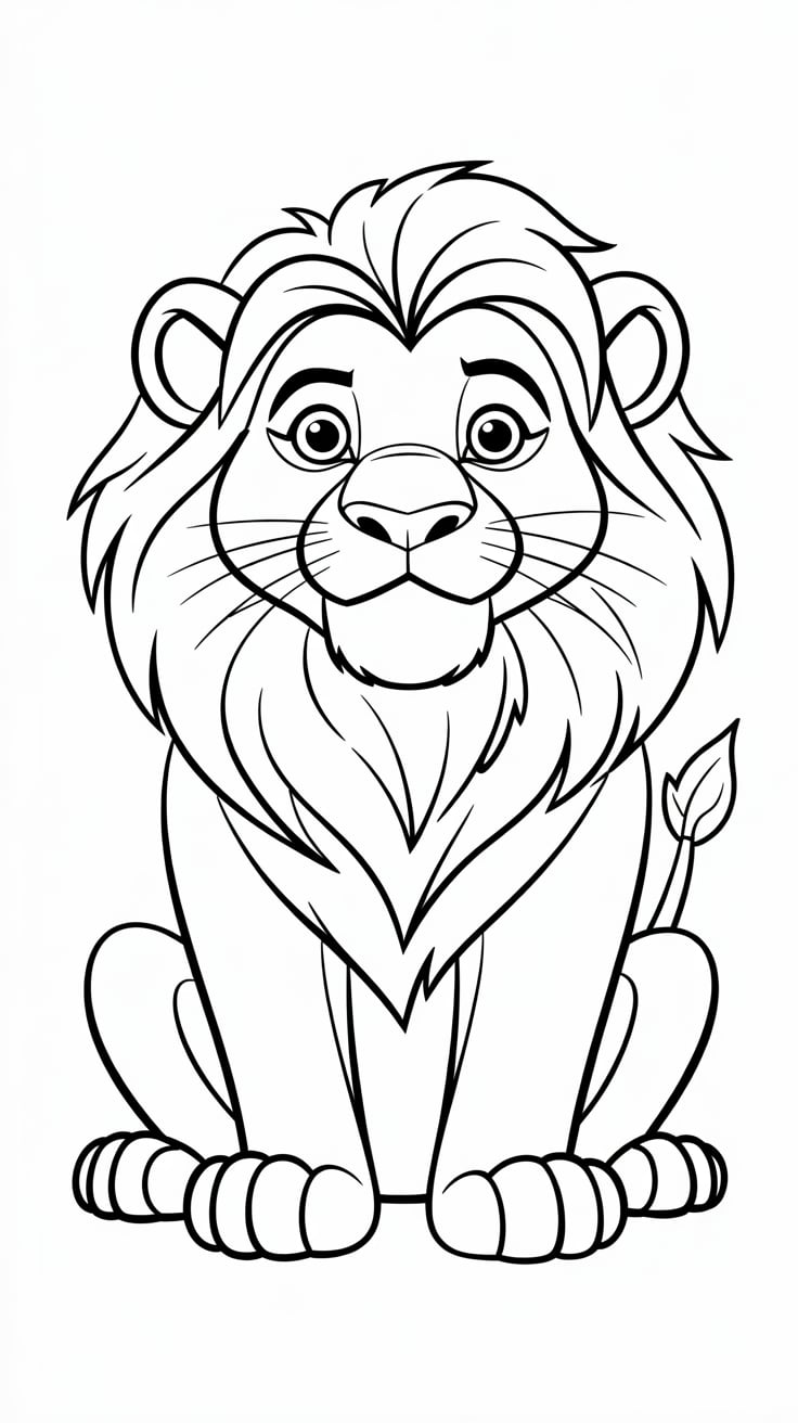 lion king coloring sheets