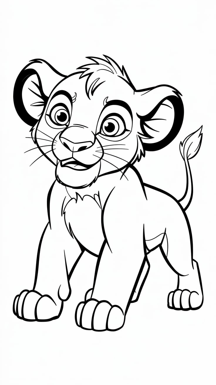 lion king coloring pages printable