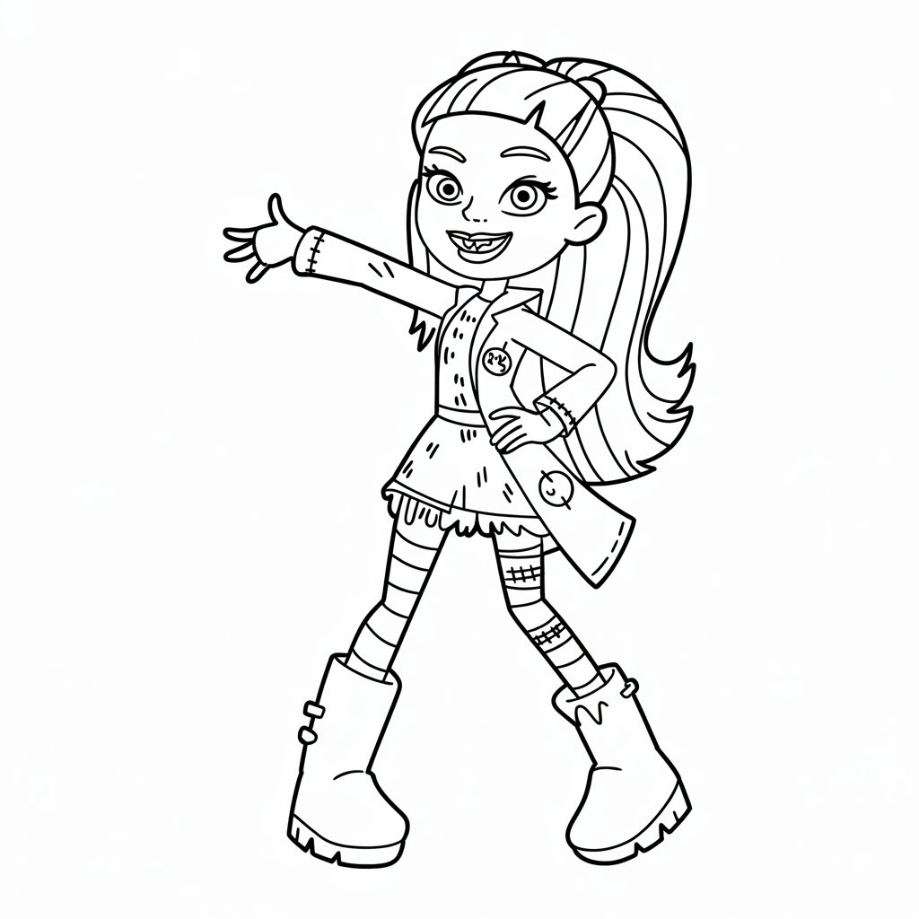 monster high coloring book