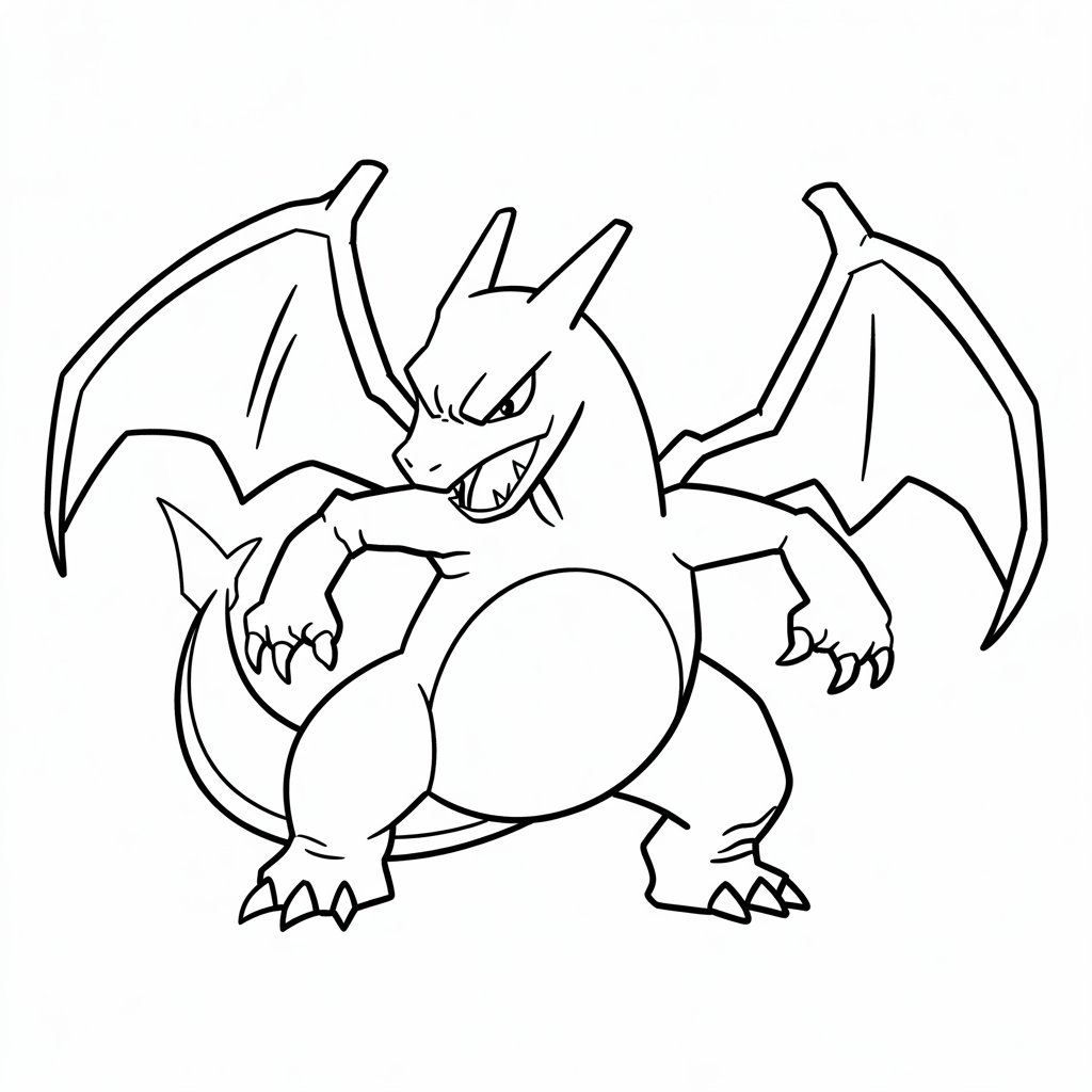 charizard coloring pages
