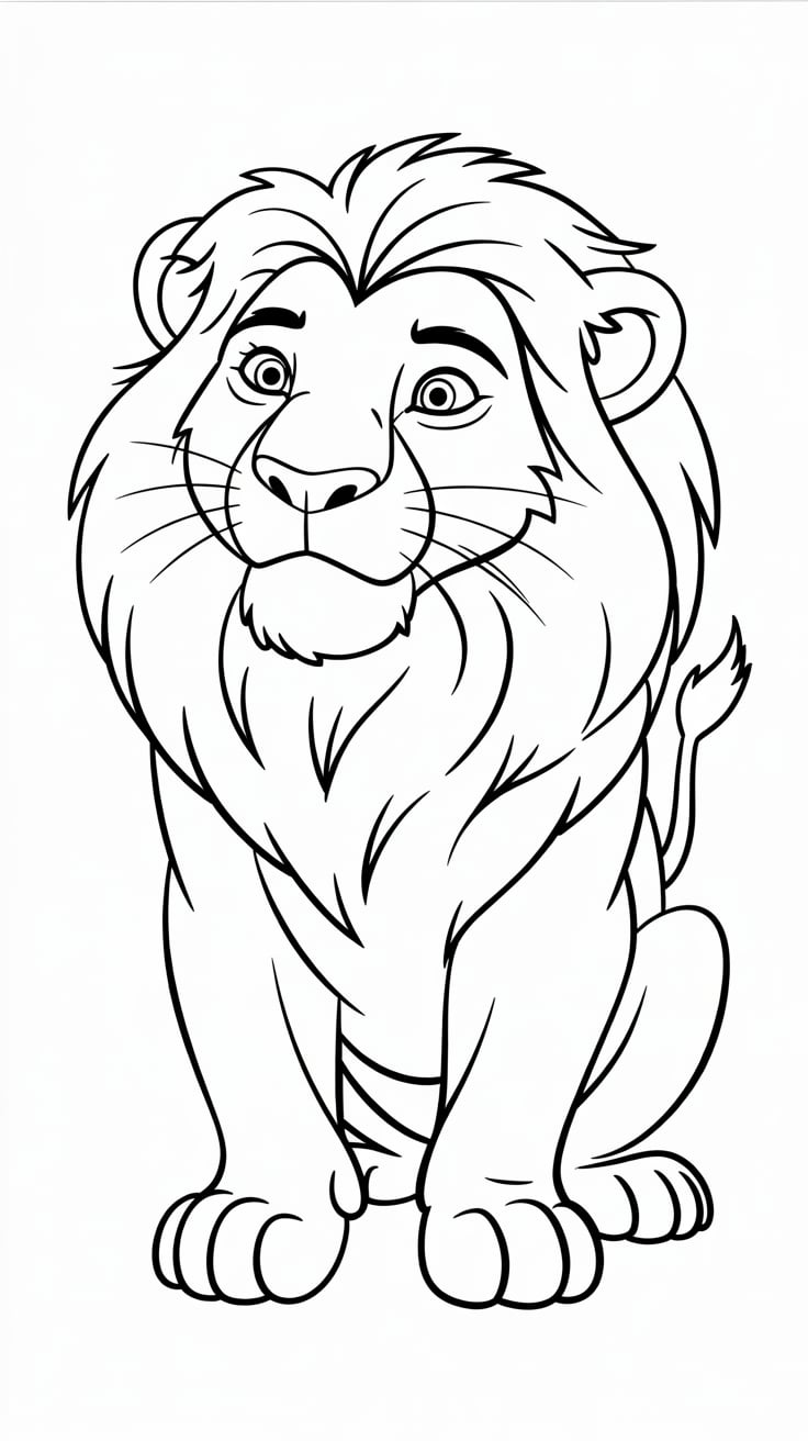 lion king coloring book