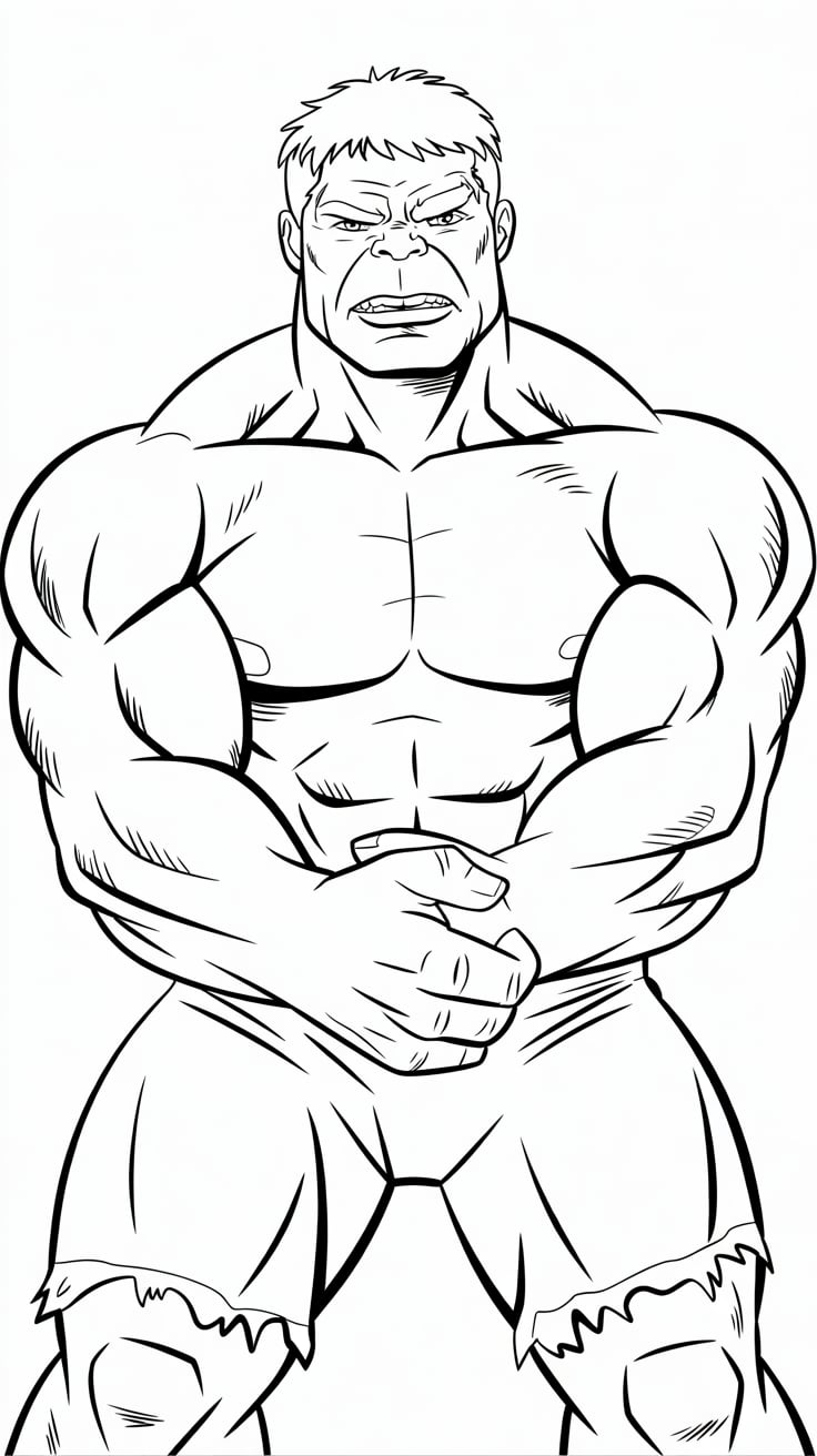 free hulk coloring pages
