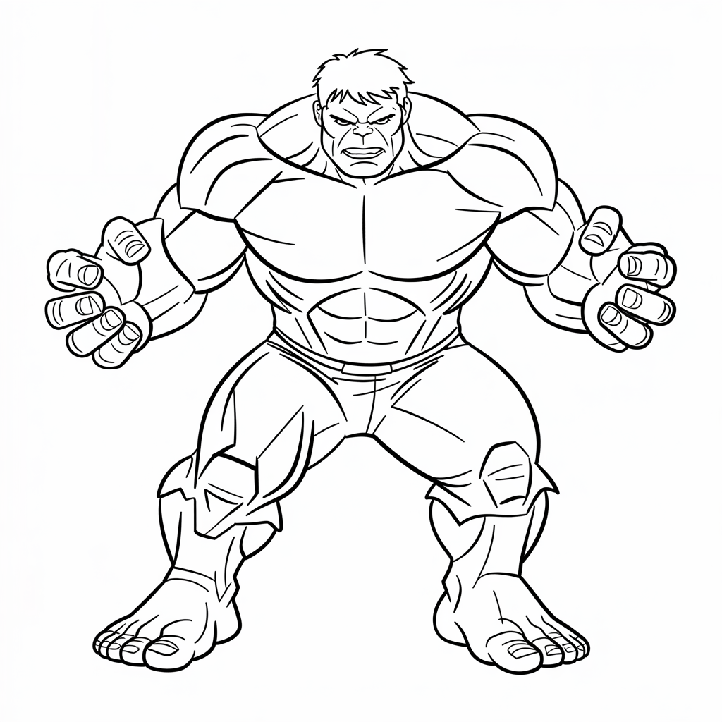 hulk coloring pages