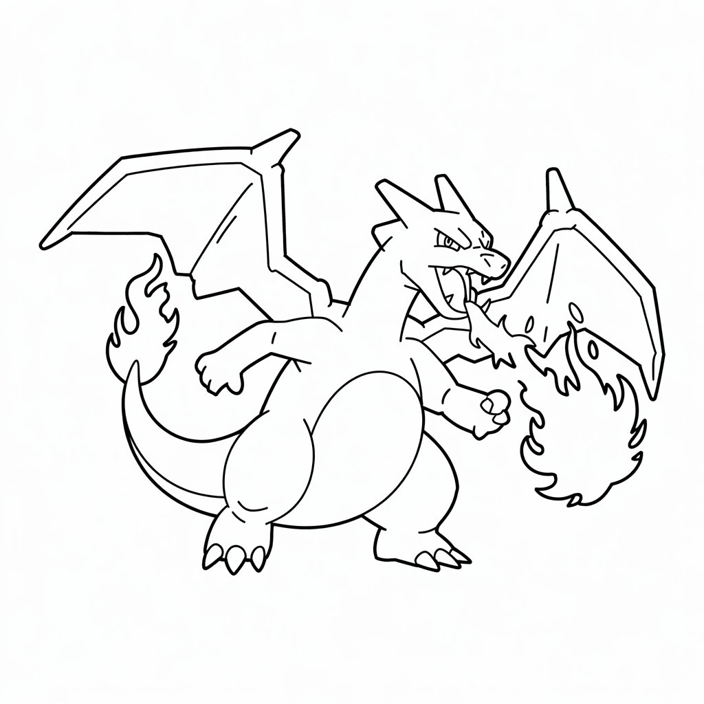 charizard coloring sheets