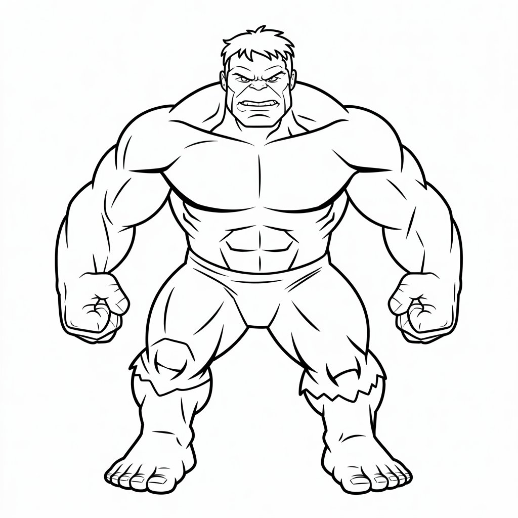 coloring pages for hulk