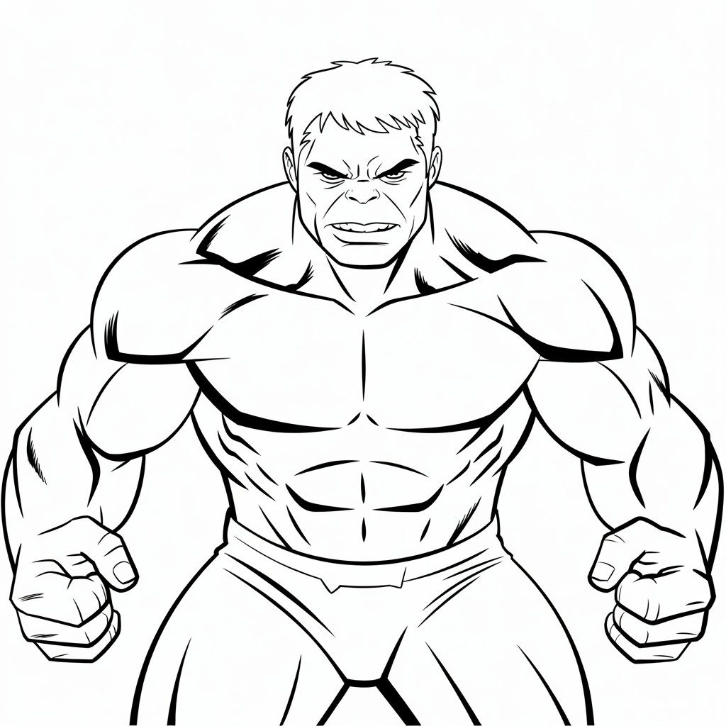 coloring pages hulk