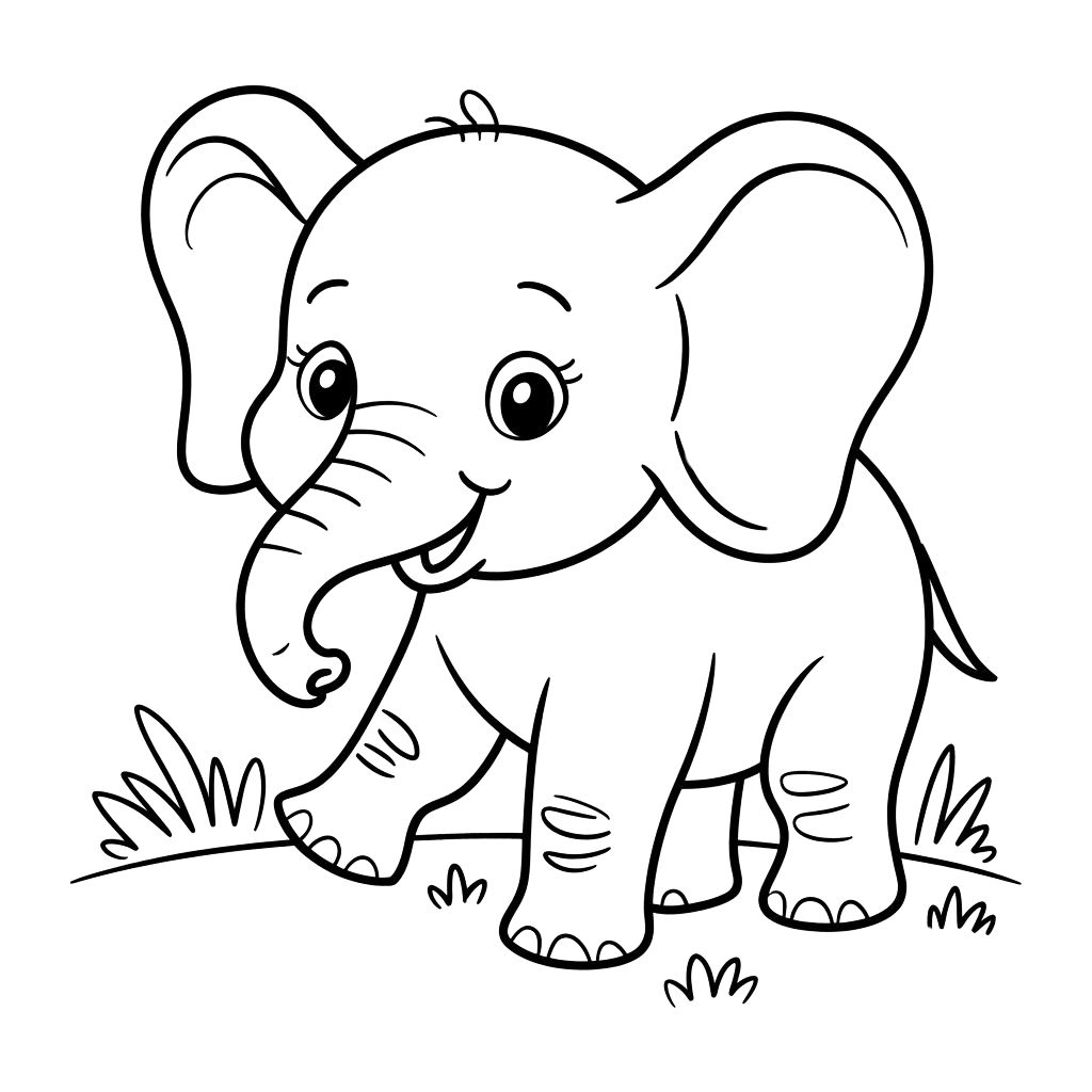 coloring pages of animals cute