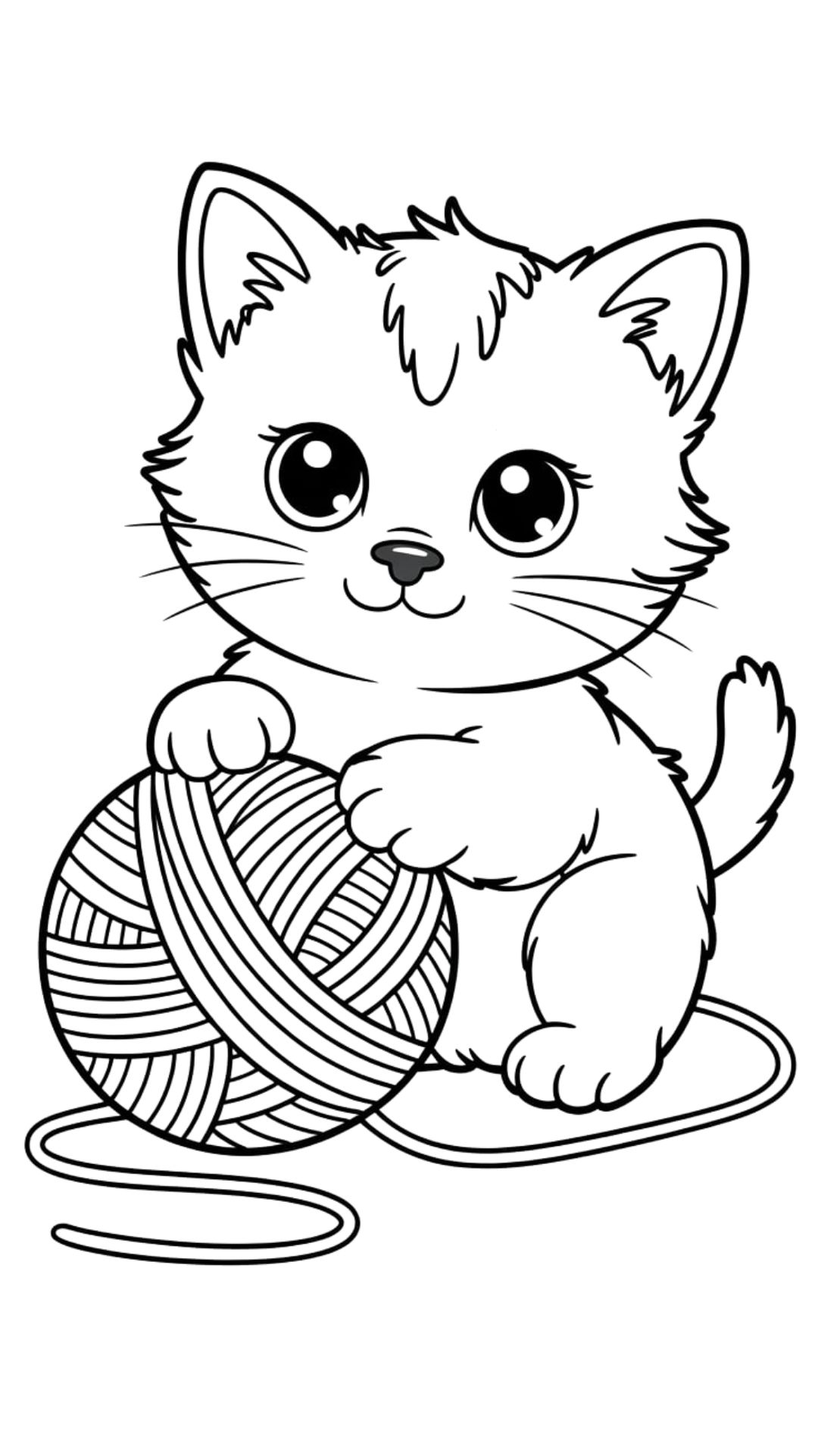 cute animals coloring page