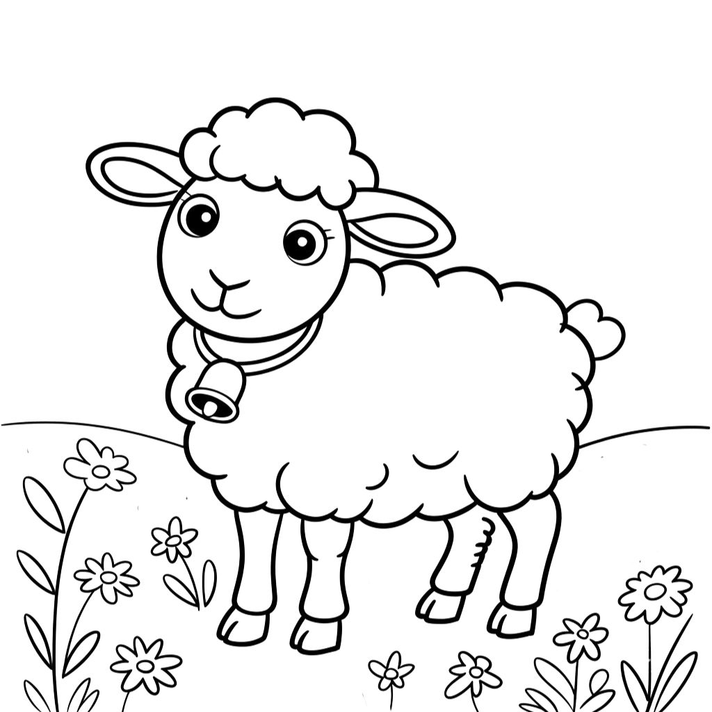 coloring pages sheep