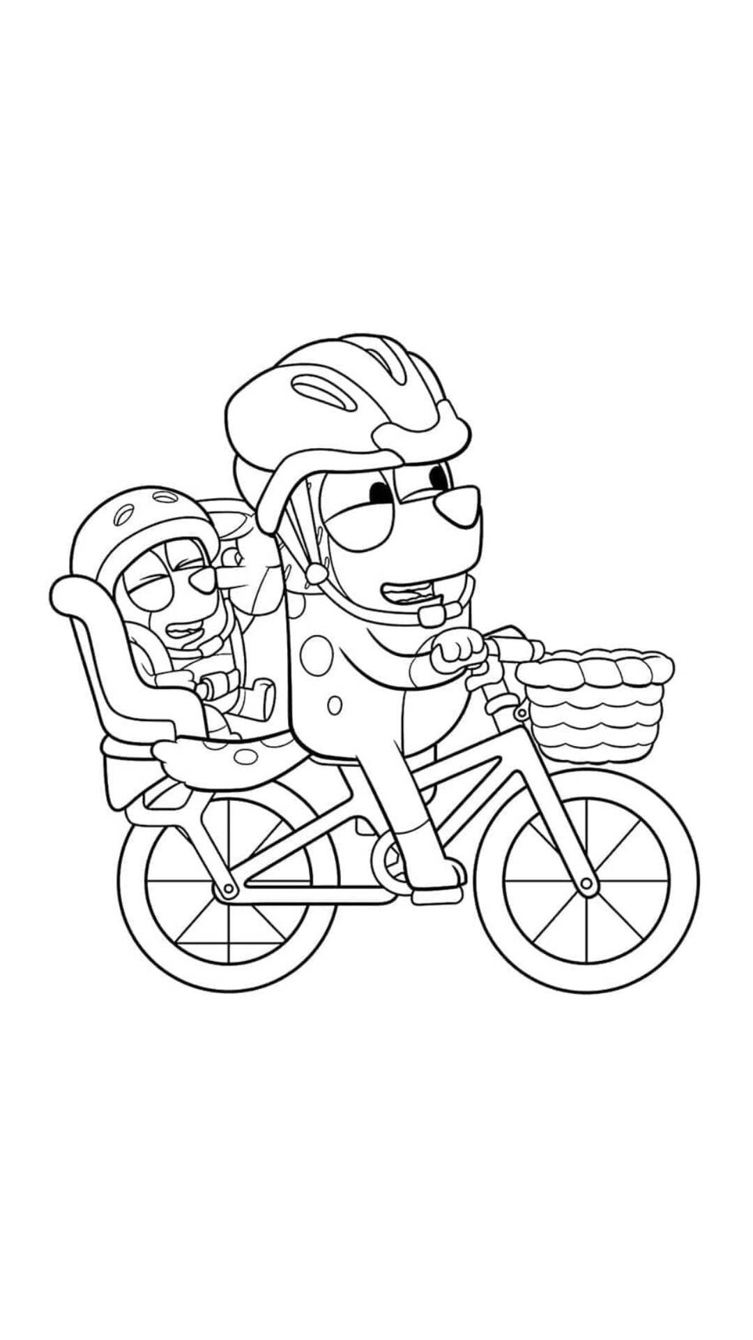 print bluey coloring pages