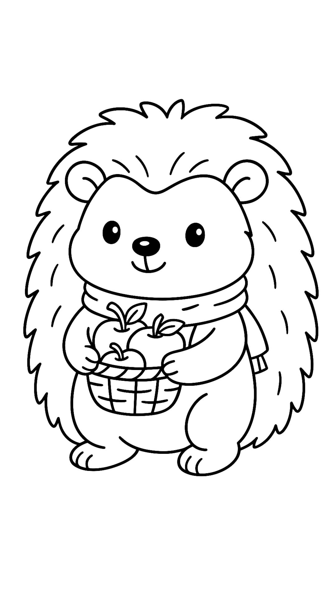 hedgehog coloring sheets