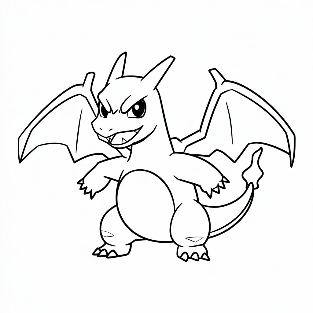 pokemon coloring pages charizard