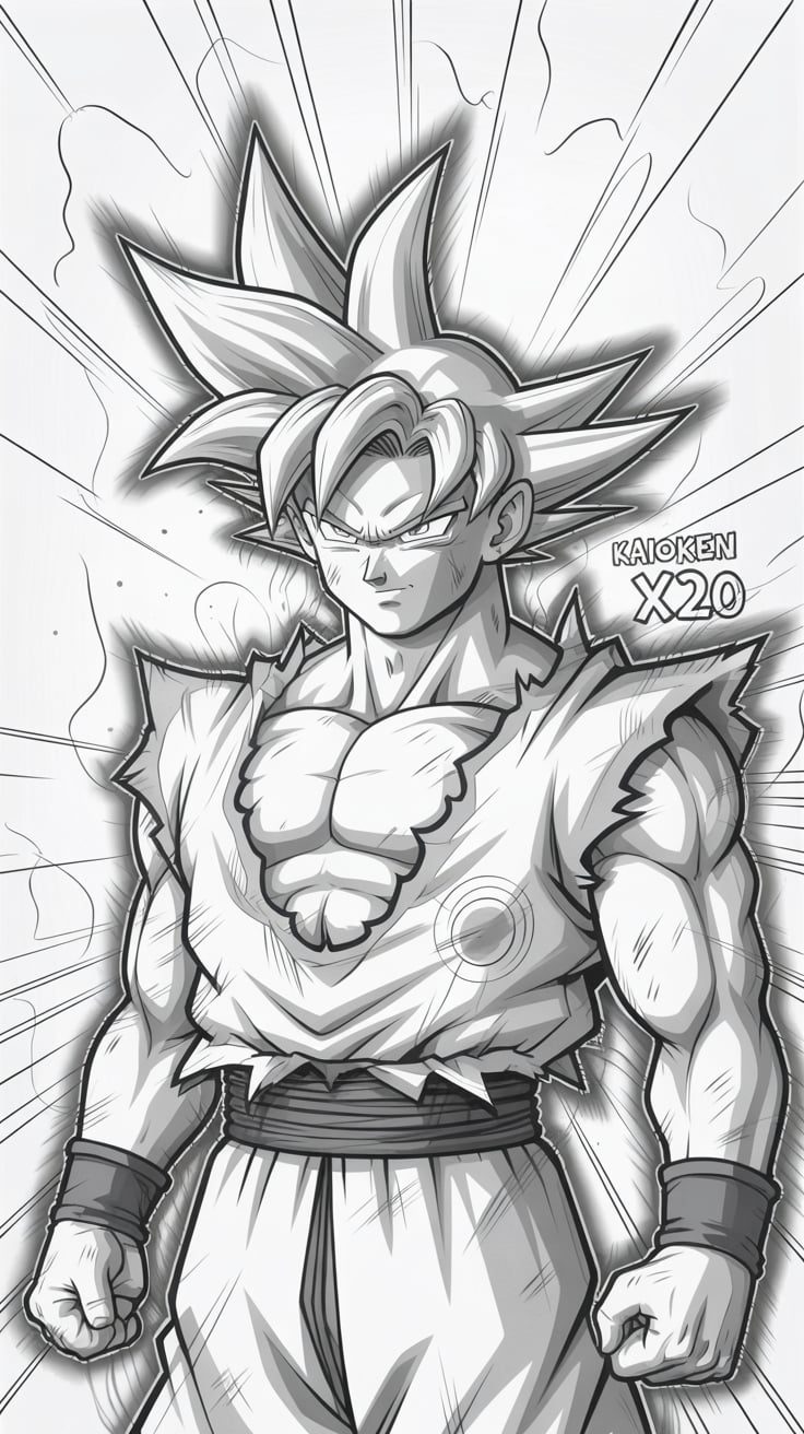 coloring pages goku
