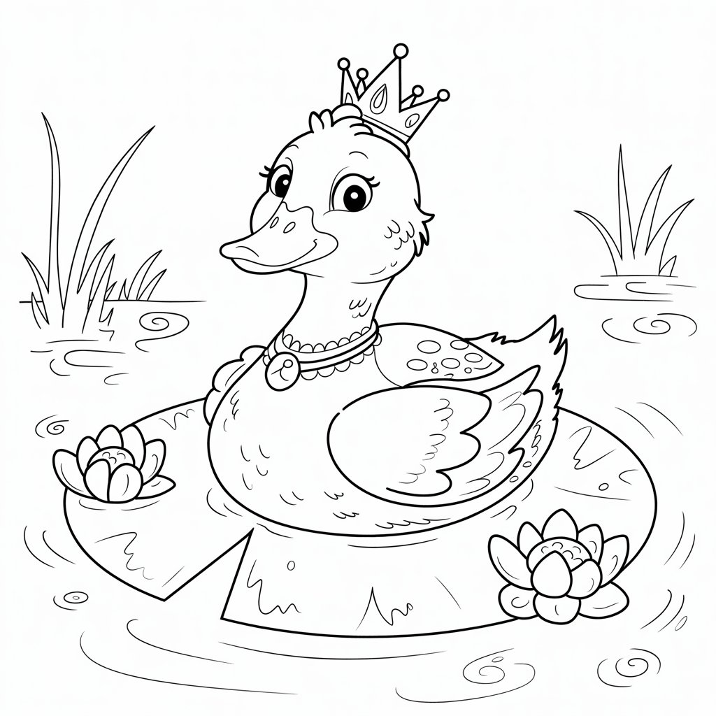 ducks coloring pages