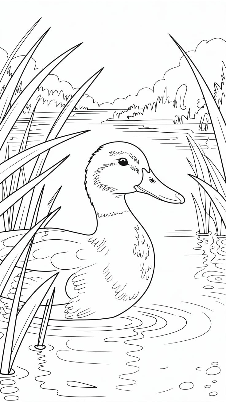rubber duck coloring pages