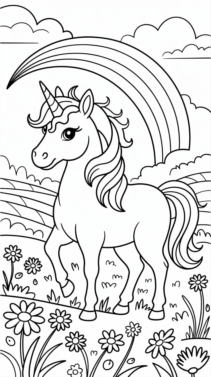 unicorn coloring books