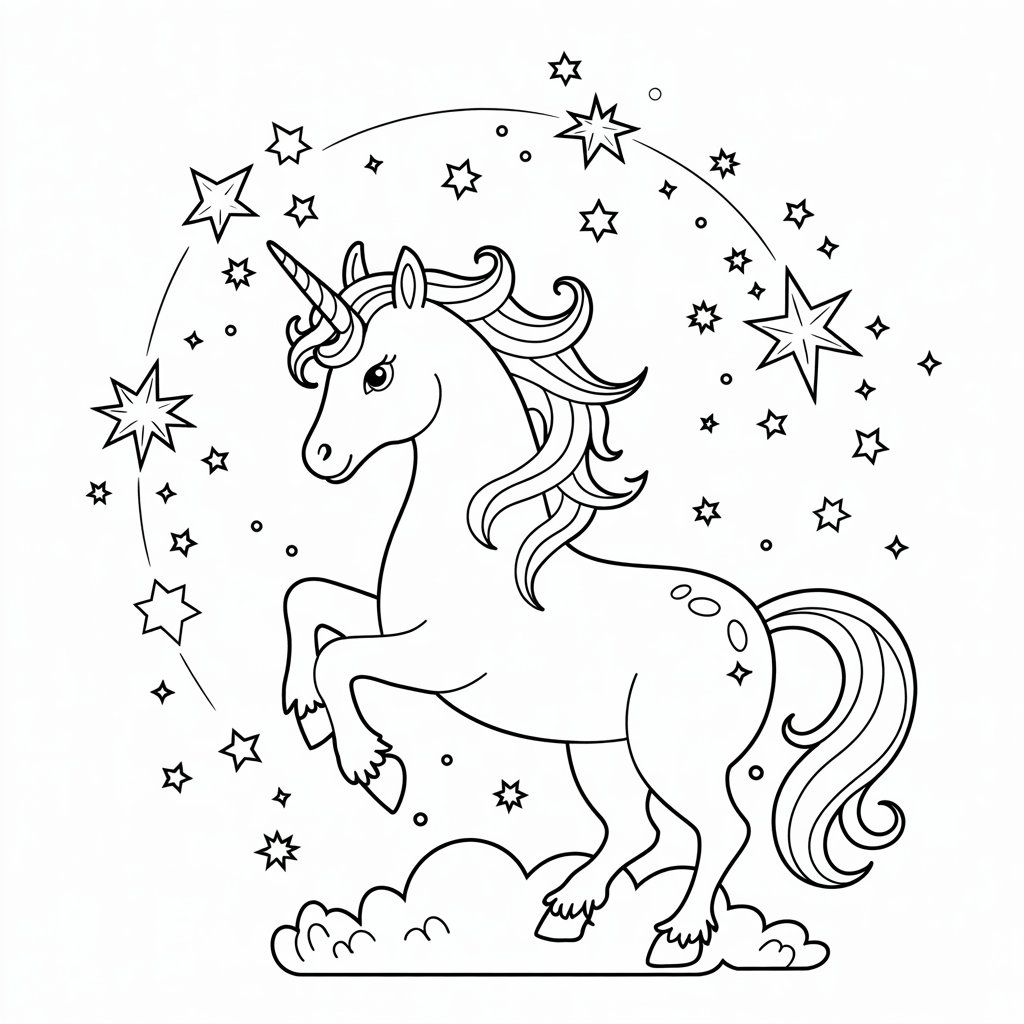 coloring sheets unicorn