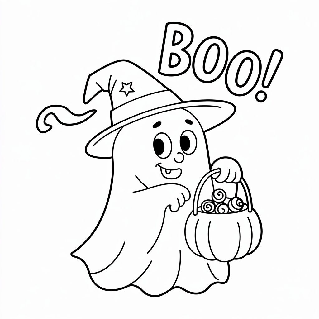 spooky coloring book